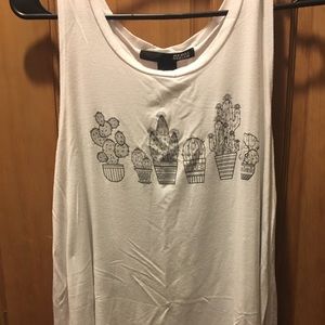 super cute cactus tank top